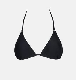 Rhythm Rhythm Classic Slide Triangle Bikini Top Black