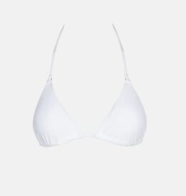 Rhythm Rhythm Classic Slide Triangle Bikini Top White
