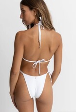 Rhythm Rhythm Classic Slide Triangle Bikini Top White