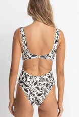 Rhythm Rhythm Sundance Floral Square Neck One Piece Swimsuit Natural