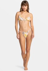 Roxy Roxy Playa Paradise Tiki Triangle Bikini Top White Viva La Vida