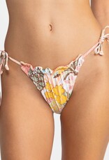 Roxy Roxy Playa Paradise Cheeky Tie Side Bikini Bottoms White Viva La Vida