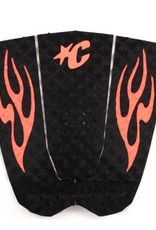 Creatures of Leisure Creatures of Leisure Griffin Colapinto Lite Traction Pad Black Fluro Red Flames