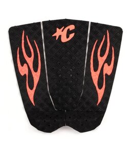 Creatures of Leisure Creatures of Leisure Griffin Colapinto Lite Traction Pad Black Fluro Red Flames