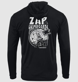 Zap Skimboards Zap Barrel Skull Long Sleeve SPF Hoodie Black