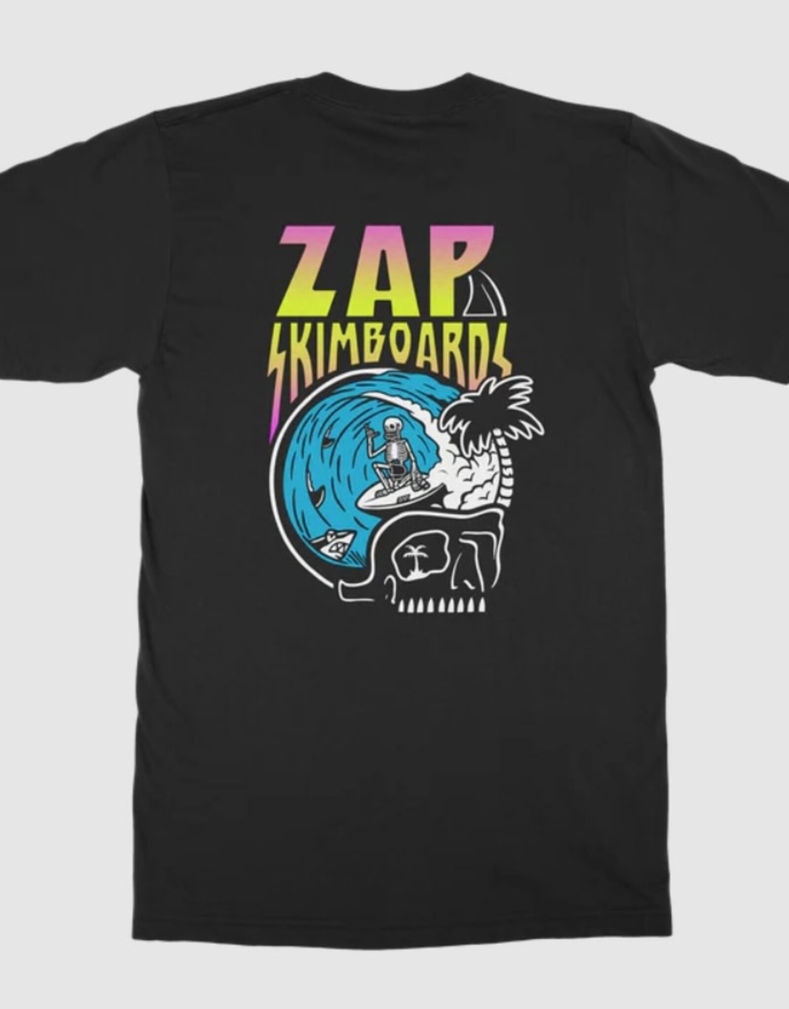 Zap Skimboards Zap Skimboards Barrel Skull Tee Black