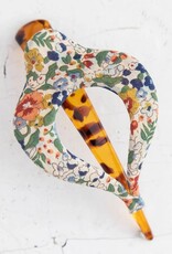 Natural Life Natural Life Floral Fabric Boho Hair Clip Cream