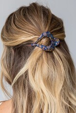 Natural Life Natural Life Floral Fabric Boho Hair Clip Indigo