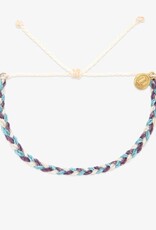 Pura Vida Pura Vida Mini Braided Bracelet Pinky Promise