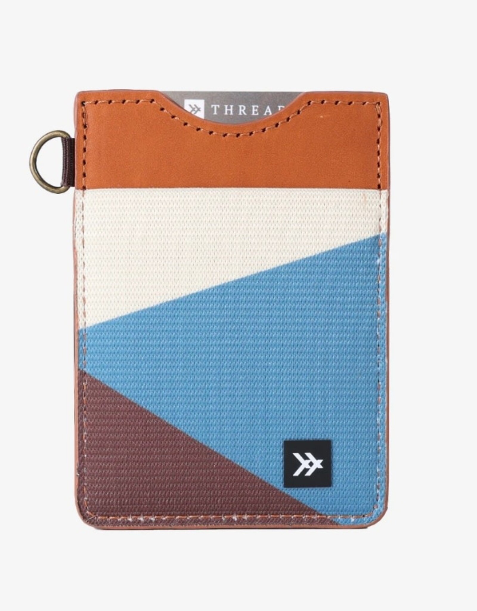 Thread Wallet Thread Wallet Fine Line Blue Elastic Wallet
