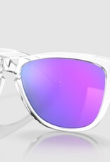 Oakley Oakley Frogskins Polished Clear Sunglasses Prizm Violet