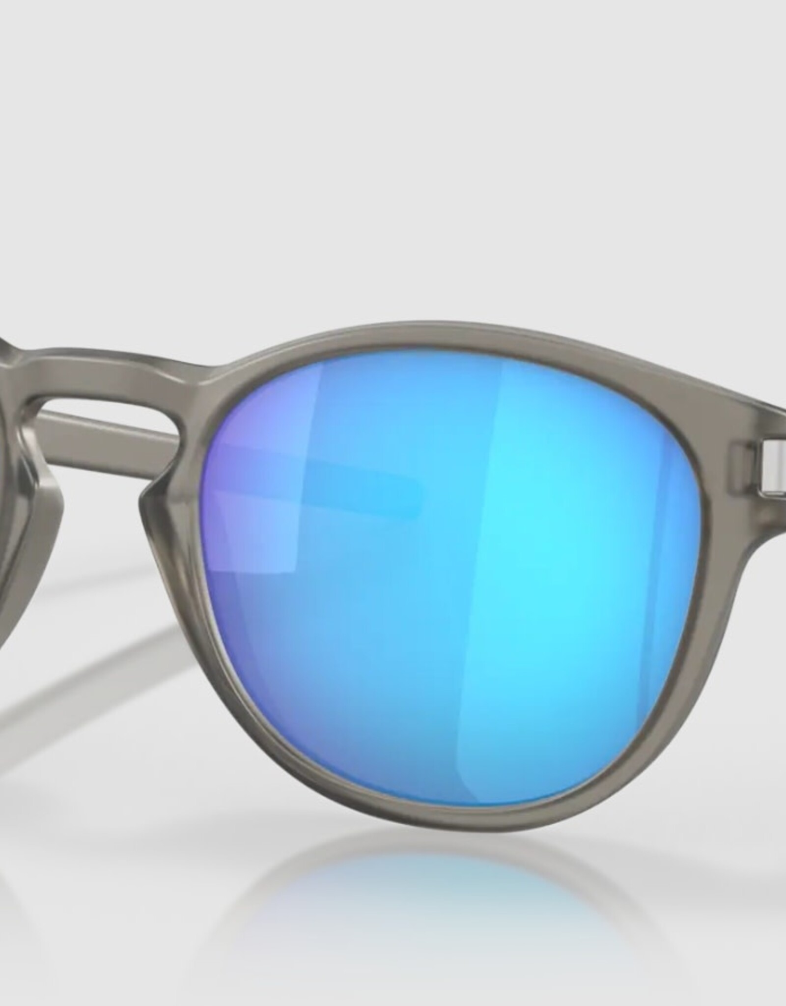 Oakley Oakley Latch Prizm Sapphire Iridium Polarized Sunglasses Matte Grey Ink