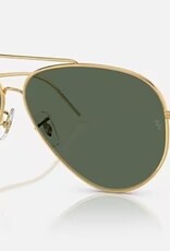Ray Ban Ray Ban Aviator Reverse Arista Sunglasses Dark Green