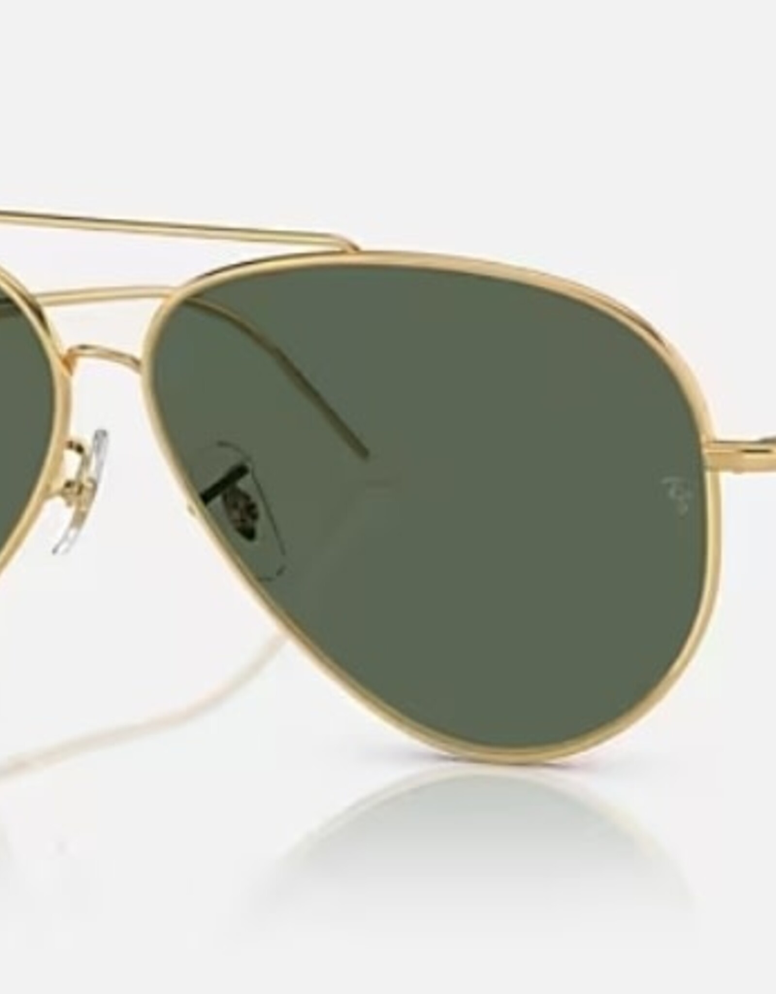 Ray Ban Ray Ban Aviator Reverse Arista Sunglasses Dark Green