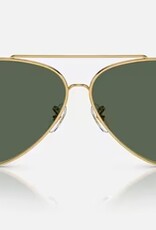 Ray Ban Ray Ban Aviator Reverse Arista Sunglasses Dark Green