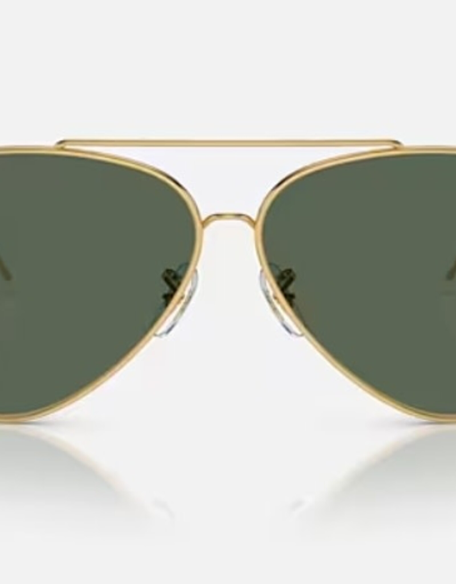 Ray Ban Ray Ban Aviator Reverse Arista Sunglasses Dark Green