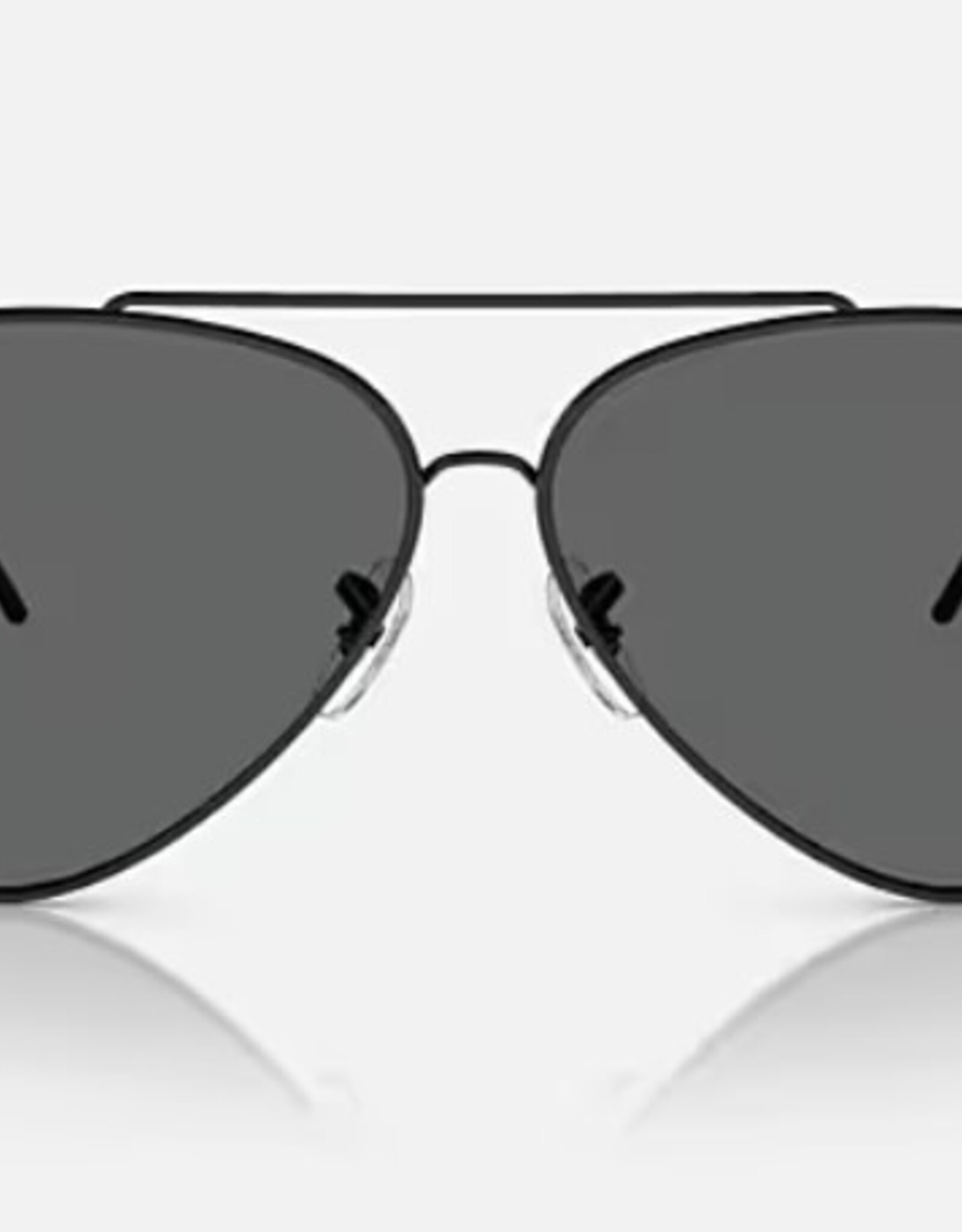 Ray Ban Ray Ban Aviator Reverse Black Sunglasses Dark Grey