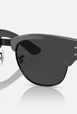 Ray Ban Ray Ban Mega Clubmaster Black Polarized Sunglasses Grey on Black