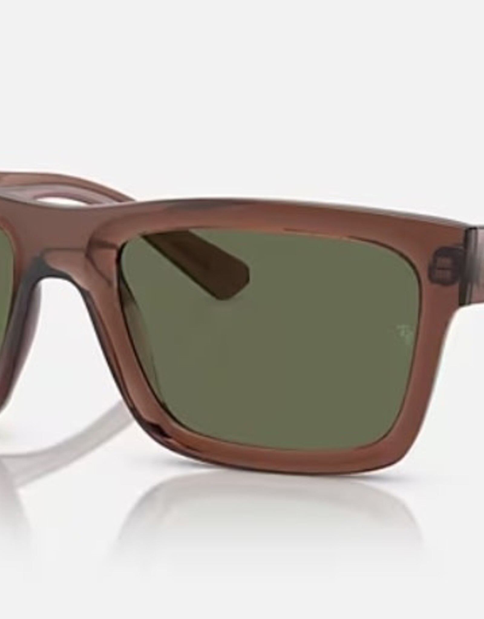 Ray Ban Ray Ban Warren Dark Green Polarized Sunglasses Transparent Brown