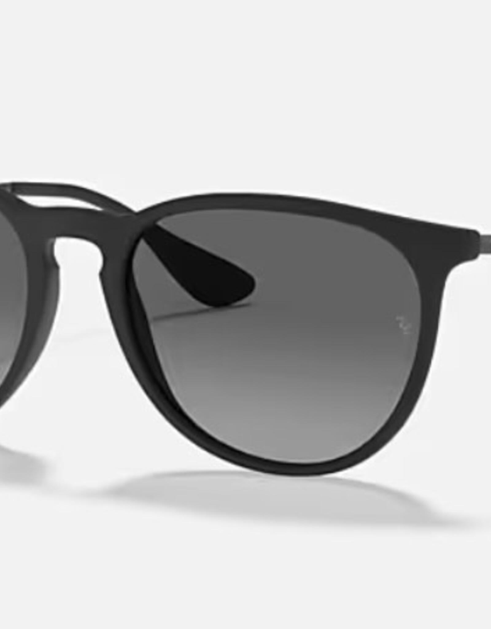 Ray Ban Ray Ban Erika Rubber Black Sunglasses Light Grey Gradient Grey