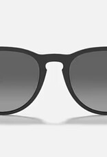 Ray Ban Ray Ban Erika Rubber Black Sunglasses Light Grey Gradient Grey