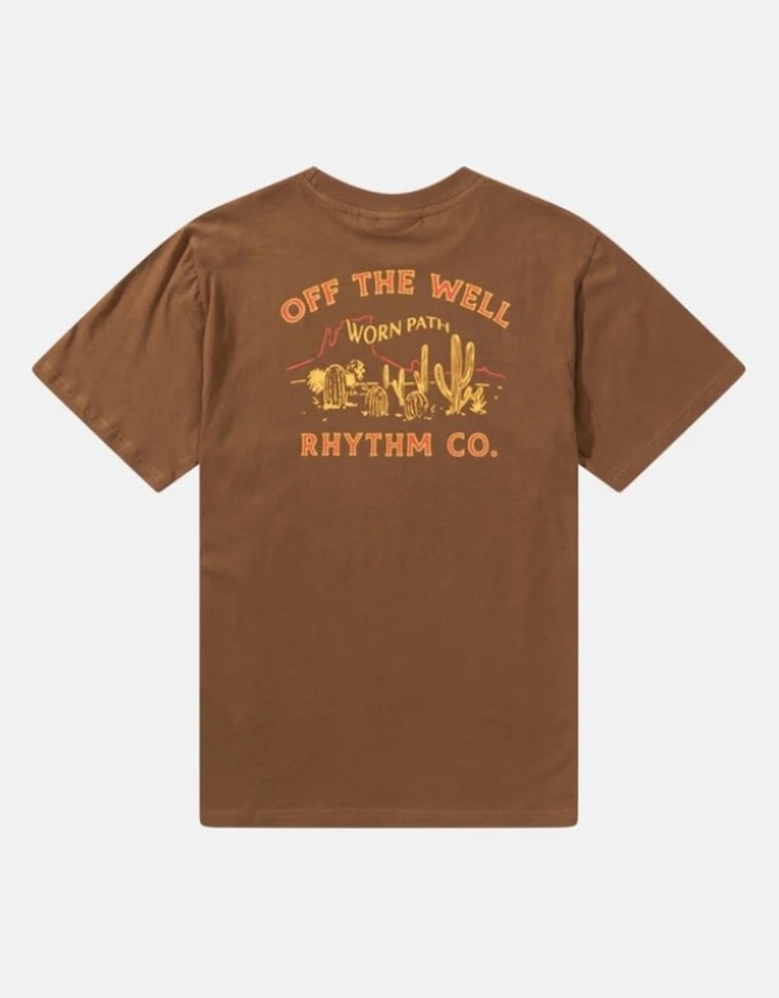Rhythm Rhythm Worn Path Short Sleeve T-shirt Chocolate