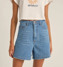 Rhythm Rhythm Daisy Crop Crew Tee White
