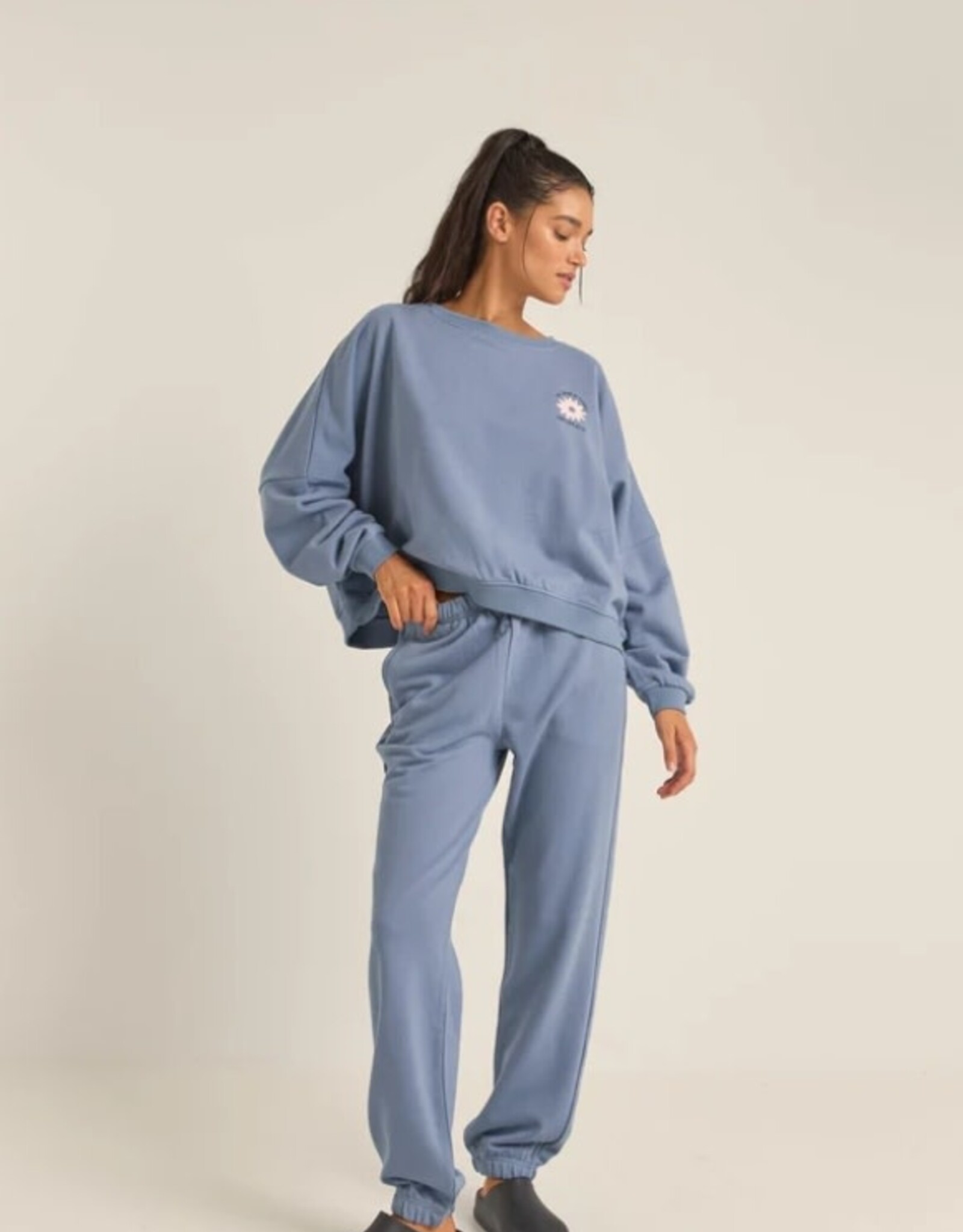 Rhythm Rhythm Washed Out Track Pant Washed Navy