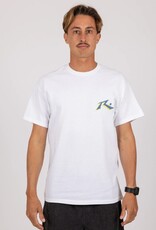 Rusty Rusty Neon Surf Short Sleeve Tee White