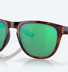 Costa Del Mar Costa Irie Tortoise Sunglasses Green Mirror 580G