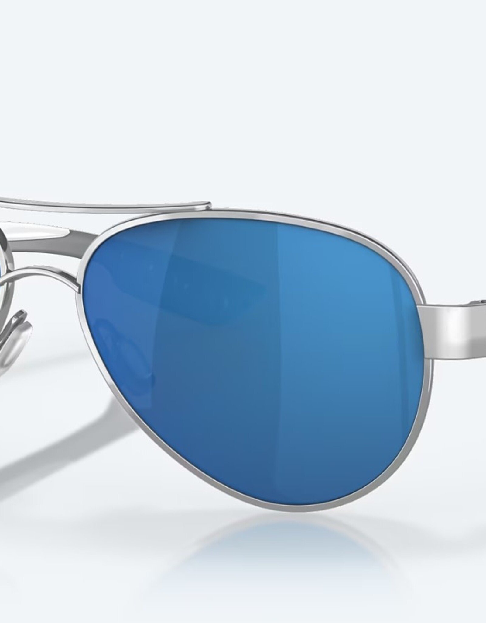 Costa Del Mar Costa Loreto 21 Palladium Sunglasses Blue Mirror 580P