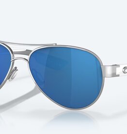 Costa Del Mar Costa Loreto 21 Palladium Sunglasses Blue Mirror 580P