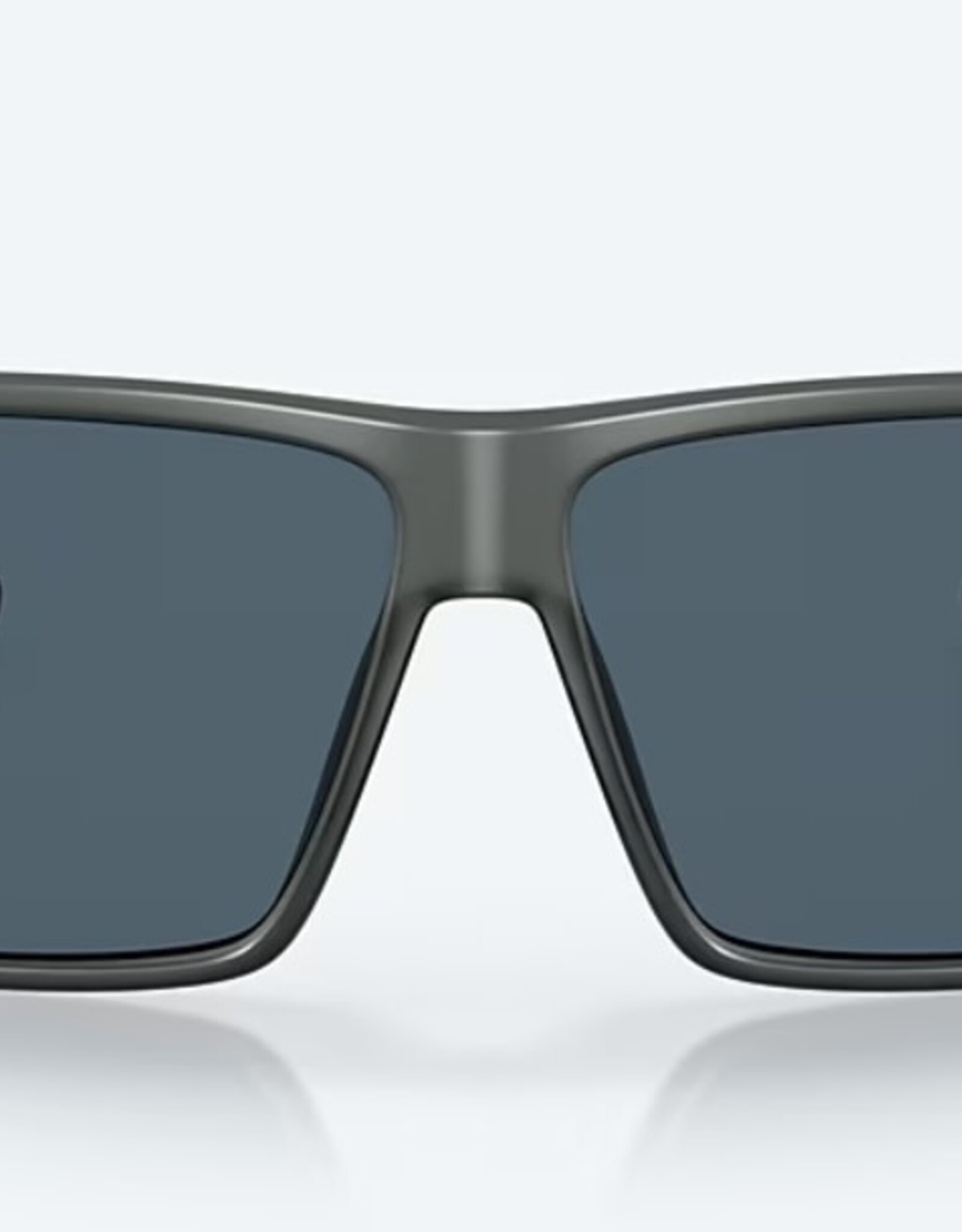 Costa Del Mar Costa Rincon 179 Matte Smoke Crystal Fade Sunglasses Grey Silver Mirror 580G