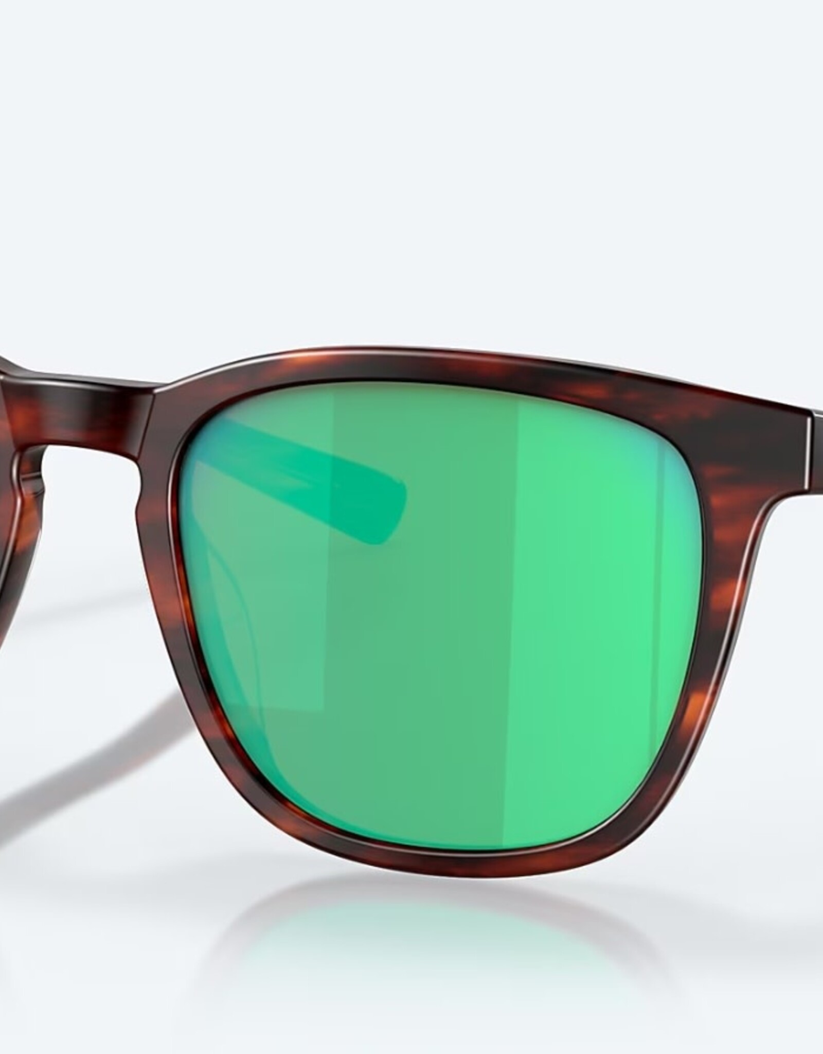 Costa Del Mar Costa Sullivan 191 Matte Tortoise Sunglasses Green Mirror 580G