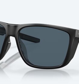 Costa Del Mar Costa Ferg XL Gray 580P Sunglasses Matte Black