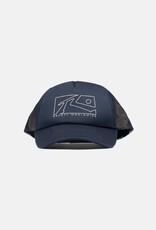 Rusty Rusty Boxed Out Trucker Cap Navy Blue