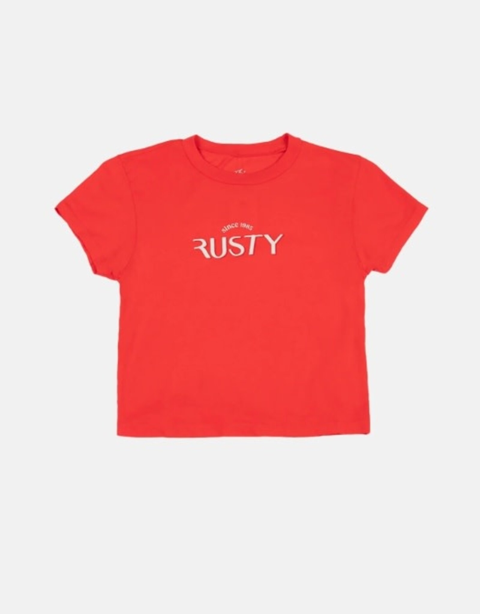 Rusty Rusty 1985 Baby Tee Red