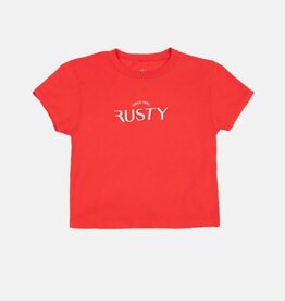 Rusty Rusty 1985 Baby Tee Red