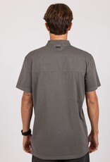 Rusty Rusty Comp Wash Short Sleeve Polo Charcoal