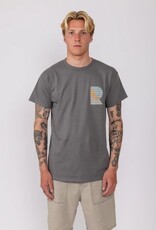 Rusty Rusty Line It Up Short Sleeve Tee Washed Black