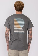 Rusty Rusty Line It Up Short Sleeve Tee Washed Black
