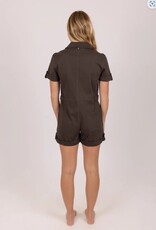 Rusty Rusty Margot Romper Charcoal