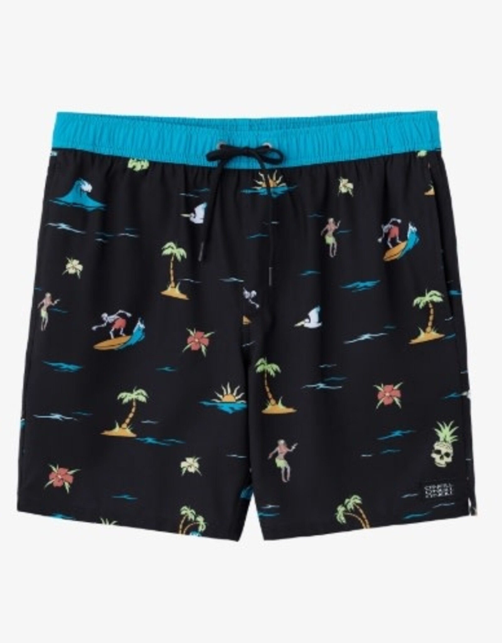 O'Neill O'Neill Boys Hermosa Elastic Waist 16" Boardshorts Black 4