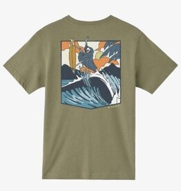 O'Neill O'Neill Boys Nosepick Tee Deep Lichen Green