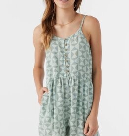 O'Neill O'Neill Girls Emiko Printed Romper Blue Haze