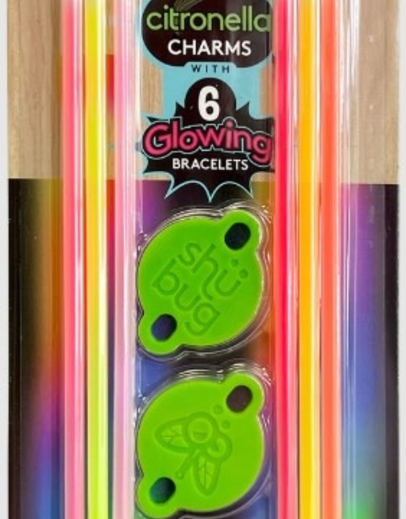 Shubug Shubug Kids Glow Bracelets with Charm Insect Repellent