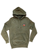 Atlantic Surf Co Atlantic Surf High Tides Good Vibes Hoodie Olive