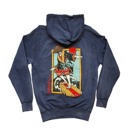 Atlantic Surf Co Atlantic Surf Samurai Surf Vintage Hoodie Navy