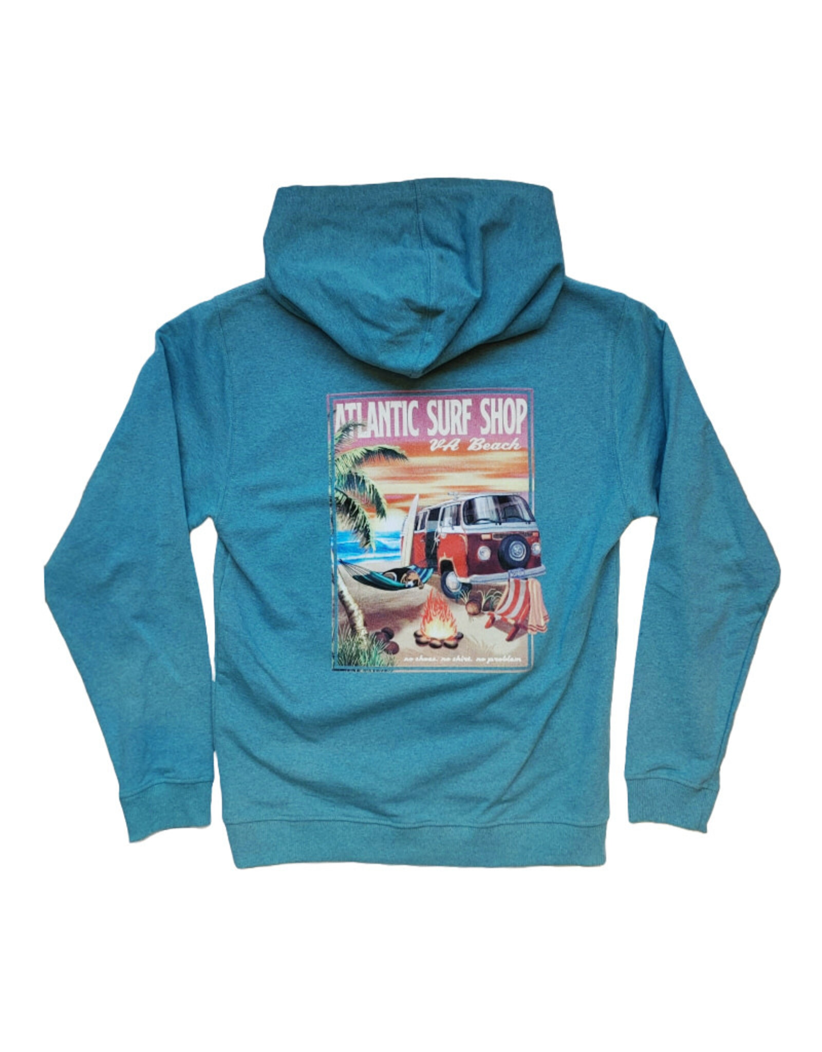 Atlantic Surf Co Atlantic Surf Sunset Surf Bus Hoodie Smokey Blue