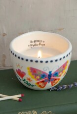 Natural Life Natural Life Secret Message Round Candle Brighter Place